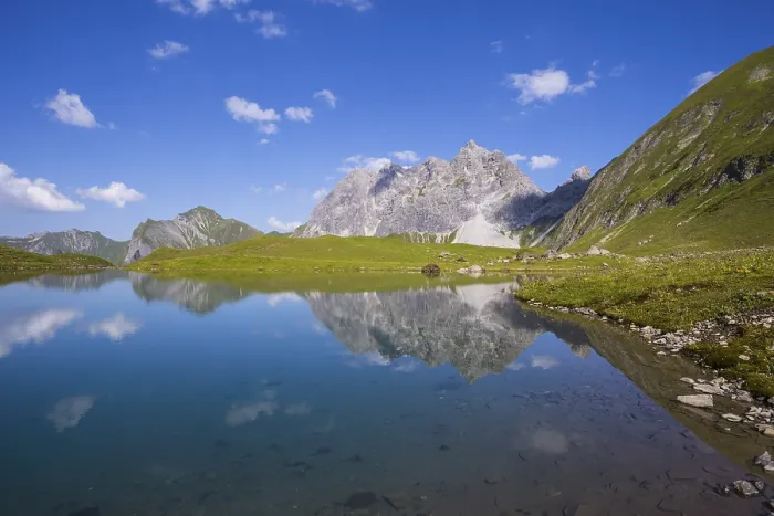 Framed Print : Eissee, Oytal, behind it Grosser Wilder Framed Print : Eissee, Oytal, behind it Grosser Wilder