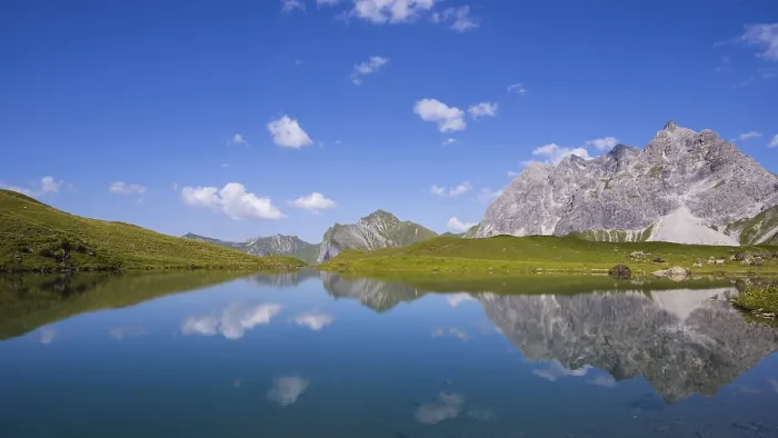 Framed Print : Eissee, Oytal, behind it Grosser Wilder