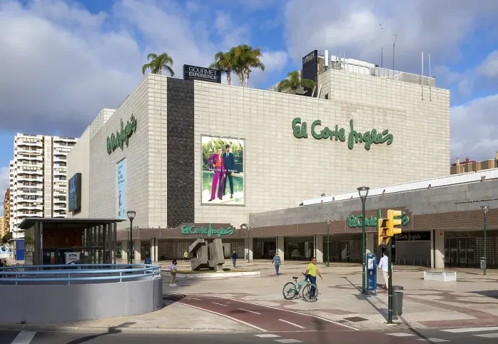 Framed Print : El Corte Ingles department store shop in city centre Framed Print : El Corte Ingles department store shop in city centre