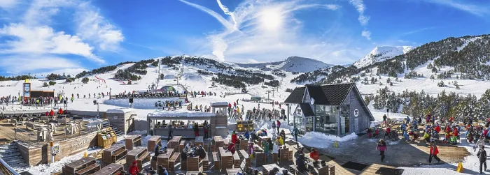 Framed Print : El Tarter, Andorra, Jan 2020 Wide