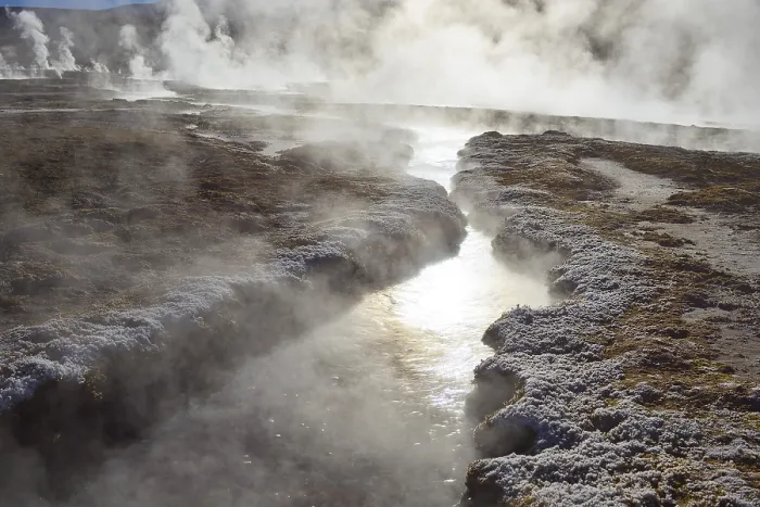 Framed Print : El Tatio, the highest geyser field in the world