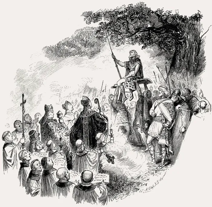 Framed Print : Election of Pepin the Short, c