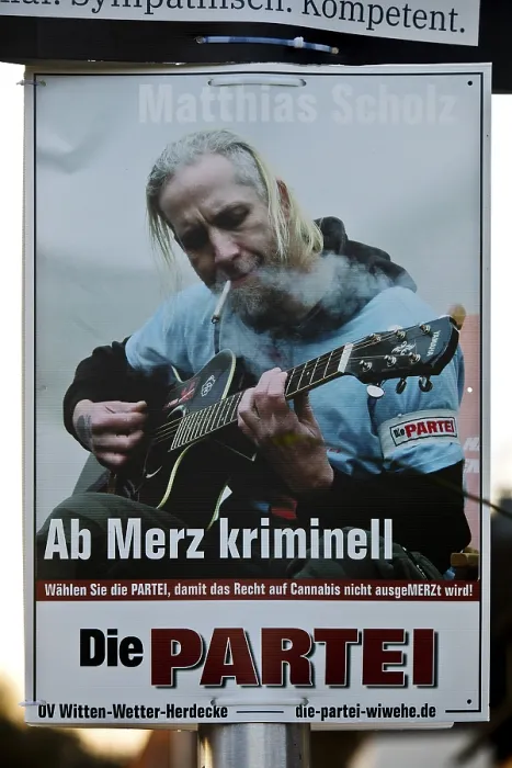 Framed Print : Election poster with Matthias Scholz