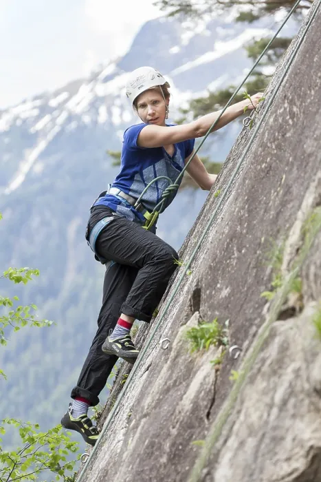 Framed Print : Elena Ryseva, Climbing, Oetztal, Austria, Europe