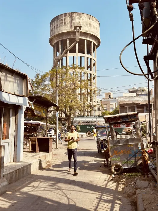 Framed Print : Elevated water tank in Amritsar, Punjab, India
