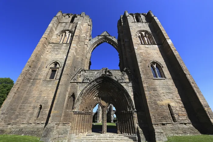 Framed Print : Elgin, ruined cathedral, west tower