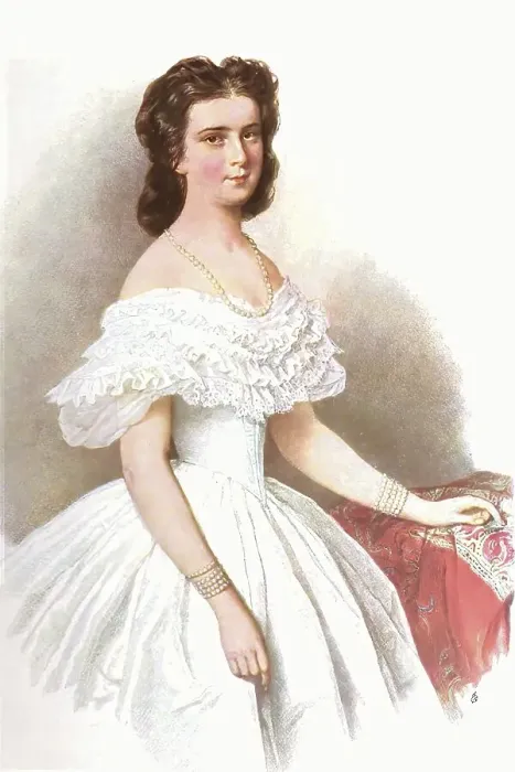 Framed Print : Elisabeth of Austria (born 24 December 1837 as Elisabeth Amalie Eugenie von Wittelsbach)