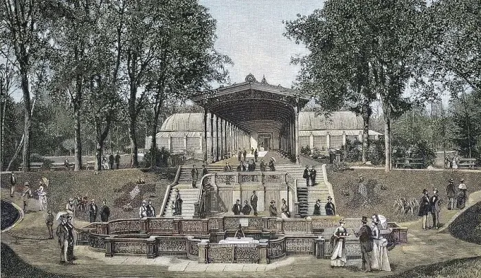 Framed Print : The Elisabeth Fountain with the Drinking Hall in Bad Homburg Framed Print : The Elisabeth Fountain with the Drinking Hall in Bad Homburg