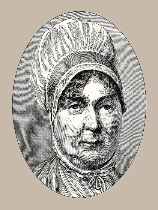 Framed Print : Elizabeth or Betsy Fry, 1780-1845