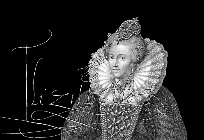 Framed Print : Elizabeth I, 1533 - 1603, Queen of England 1558 - 1603