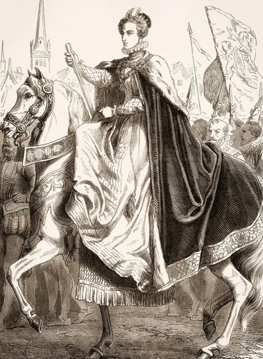 Framed Print : Elizabeth I, 1533, 1603, Queen of England 1558