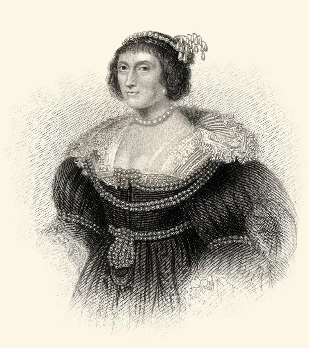 Framed Print : Elizabeth Stuart, die Winterkoenigin