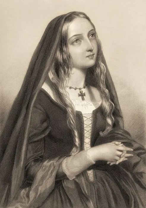 Framed Print : Elizabeth Woodville, c. 1437 - 1492 Framed Print : Elizabeth Woodville, c. 1437 - 1492
