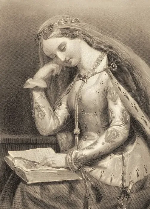 Framed Print : Elizabeth of York, 1466-1503, queen consort of England