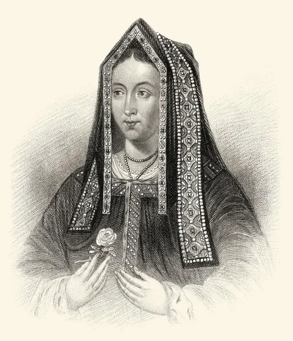 Framed Print : Elizabeth of York, 1466-1503, queen consort of England