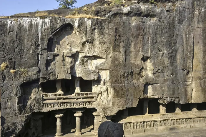 Framed Print : Ellora cave, aurangabad, maharashtra, India, Asia Framed Print : Ellora cave, aurangabad, maharashtra, India, Asia