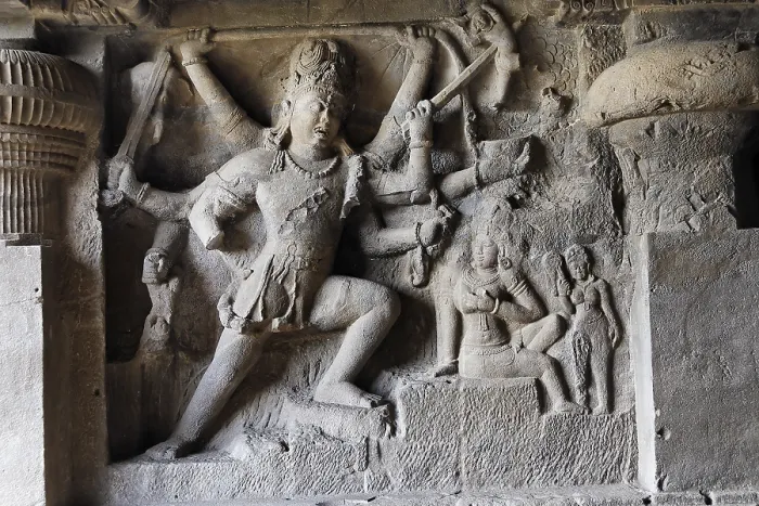 Framed Print : Ellora Caves, Aurangabad, Maharashtra, India