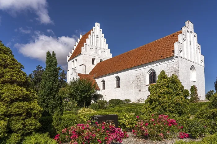 Framed Print : Elmelunde Church, Moen Island, Denmark, Europe
