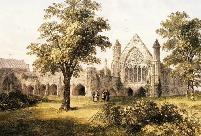 Framed Print : Ely House and St Ethedreda's chapel in 1772