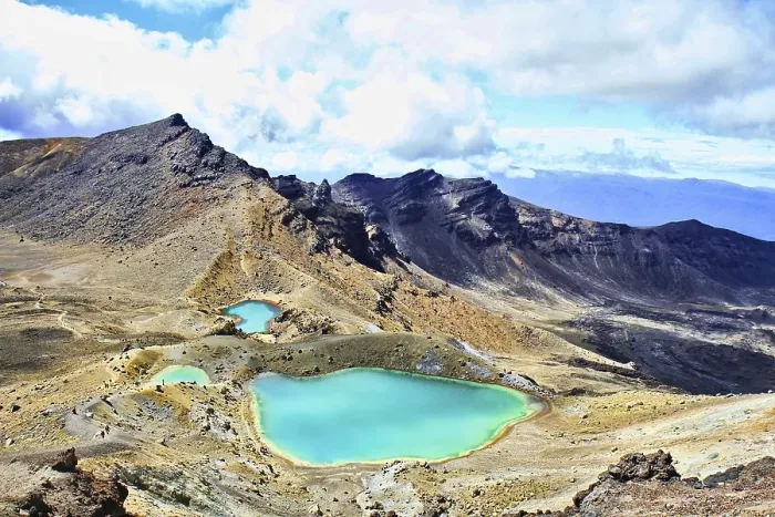 Framed Print : Emerald Lakes, Tongariro National Park