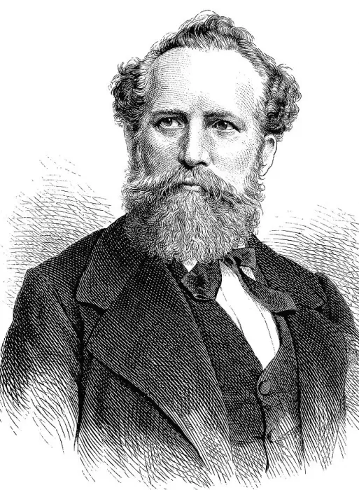 Framed Print : Emil Palleske, 1823-1880, actor and writer