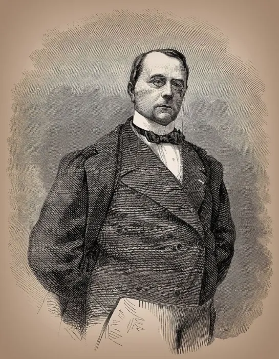 Framed Print : Emile de Girardin, 1802 - 1881