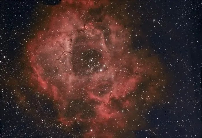Framed Print : Emission Nebula NGC2244, Rosette Nebula with open star clusters in the constellation Unicorn Framed Print : Emission Nebula NGC2244, Rosette Nebula with open star clusters in the constellation Unicorn