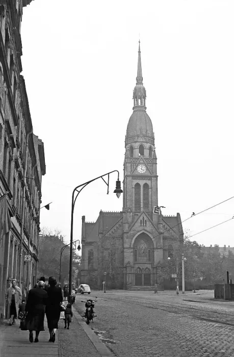 Framed Print : Emmauskirche, 1957, Theodor-Neubauer-Strasse