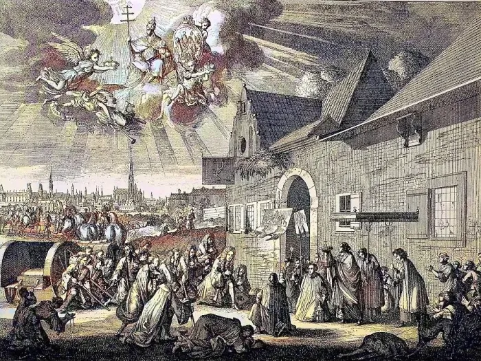 Framed Print : After Emperor Joseph I fled from his equipage