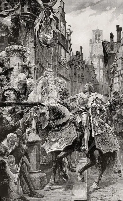 Framed Print : Emperor Maximilian at Ghent, Holy Roman Emperor