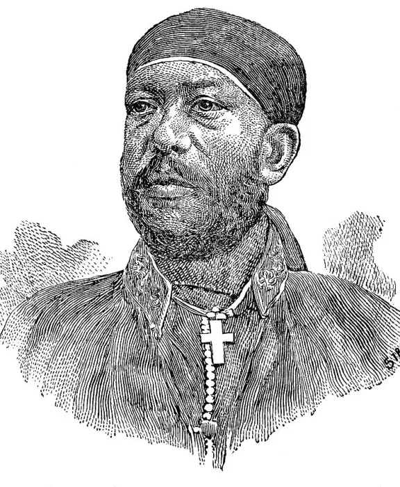 Framed Print : Emperor Menelik II GCB, 1844, 1913