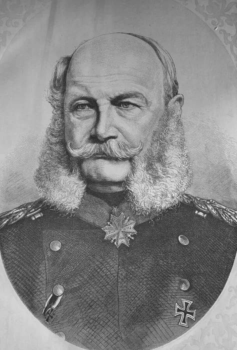 Framed Print : Emperor William I, Illustrierte Kriegschronik 1870-1871 illustrated war history