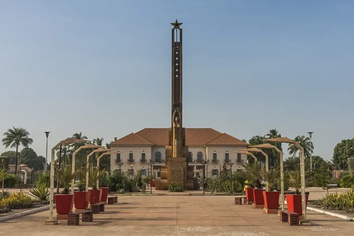 Framed Print : Empire square, Bissau, Guinea Bissau