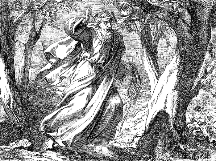 Framed Print : The end of the traitor Judas, Judas repents of his betrayal Framed Print : The end of the traitor Judas, Judas repents of his betrayal