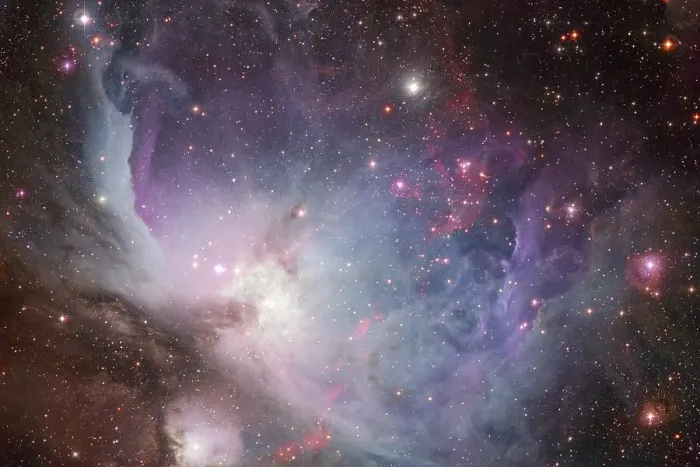 Framed Print : Endless universe with stars and galaxies in outer space