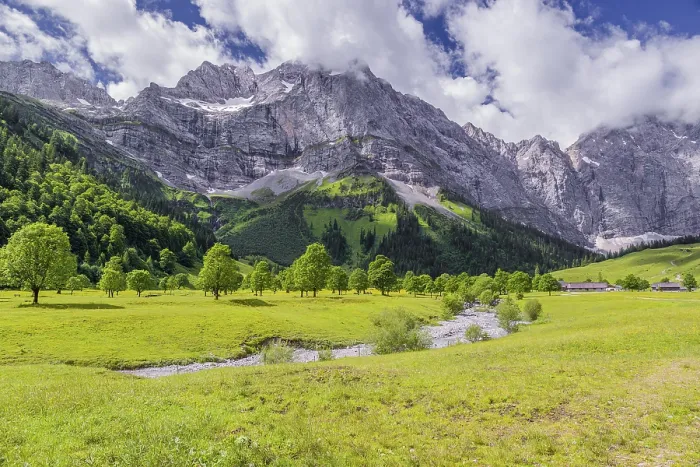 Framed Print : Enger-Grund creek, Eng valley, Tyrol