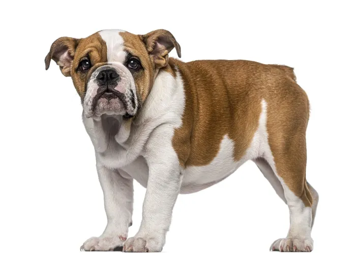 Framed Print : English Bulldog puppy (3 months old)