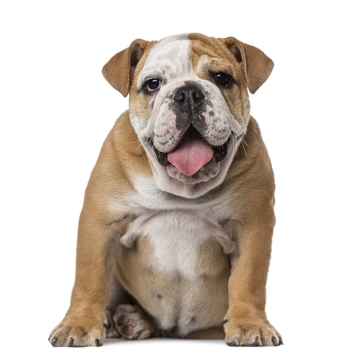 Framed Print : English Bulldog puppy (4 months old)