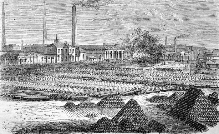 Framed Print : English war industry in Woolwich