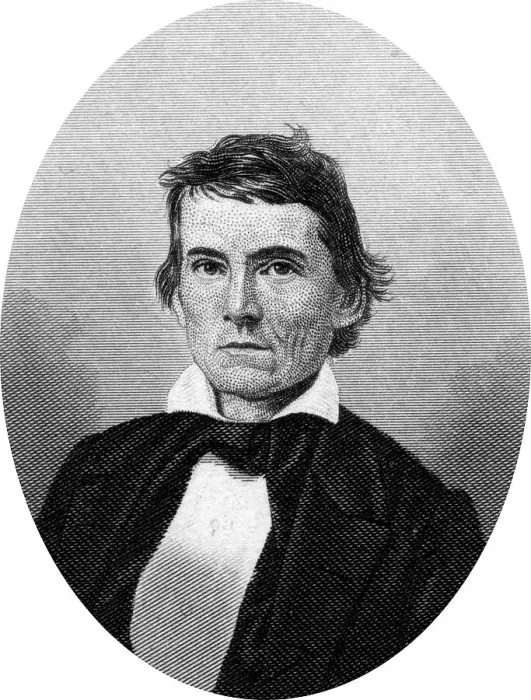 Framed Print : Engraving of Confederate politician Alexander Hamilton Stephens (February 11)