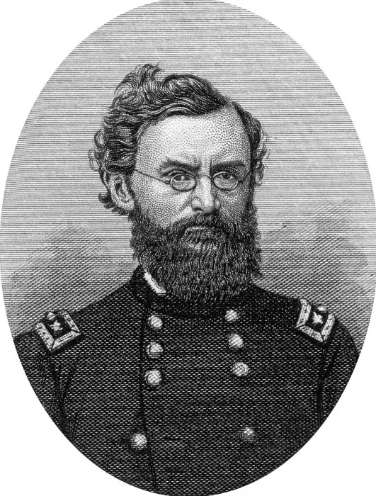 Framed Print : Engraving of Union Major General Carl Christian Schurz (March 2)