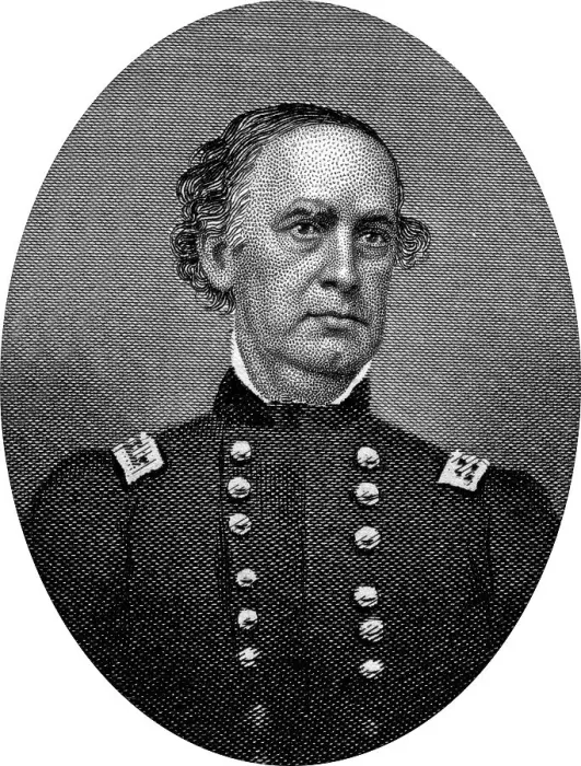 Framed Print : Engraving of Union Major General Samuel Ryan Curtis (February 3)