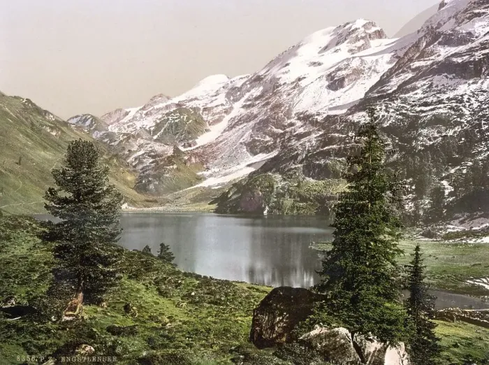 Framed Print : Engstlensee, Bernese Oberland, Switzerland