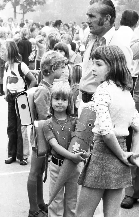 Framed Print : Enrolled in school on 03.09.1975 in Dortmund-Eichlinghofen