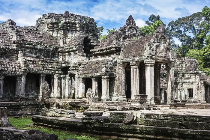 Framed Print : Entrance to ancient Preah Khan temple in Angkor Framed Print : Entrance to ancient Preah Khan temple in Angkor