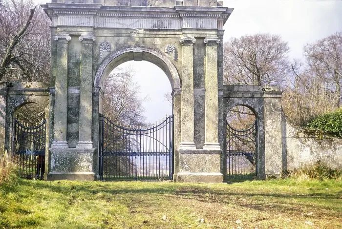 Framed Print : Entrance arch of a stone gate, Appeldurcombe House, Isle of Wight, England, UK 1973 Framed Print : Entrance arch of a stone gate, Appeldurcombe House, Isle of Wight, England, UK 1973