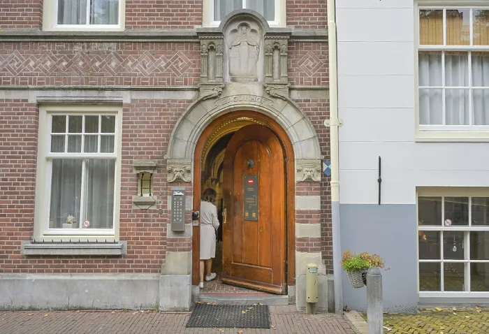 Framed Print : Entrance to Beguinage, monastic community