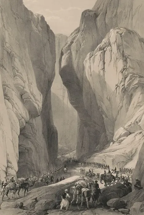Framed Print : Entrance of the Bolan Pass from Dadur Framed Print : Entrance of the Bolan Pass from Dadur