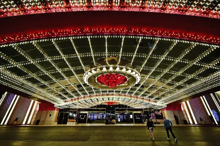 Framed Print : Entrance to the Circus Circus Hotel & Casino