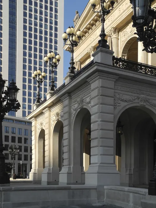 Framed Print : Entrance, entrance area, Alte Oper Framed Print : Entrance, entrance area, Alte Oper